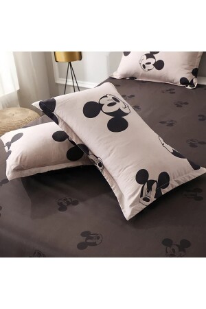 Doppelseitiges Mickey-Mouse-Einzelbettbezug-Set - 3