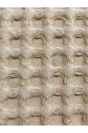 Doppelte Pike-Tagesdecke 220 x 240 cm Beige - 3