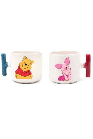 Doppelte türkische Kaffeetasse und Espresso-Pooh-Dessert, doppelte blaue und rote 2-teilige T-Tassen-Tasse, 200 ml, yt134rhg - 3