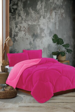 Doppelte Welsoft-Steppdecke in Fuchsia 1879998765498 - 1