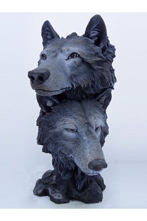 Doppelte Wolfsbüste - Craftmaket