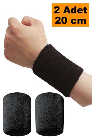 Doppeltes Handtuch-Armband Schweißband 20 cm Handtuch-Armband für Sportler - 1