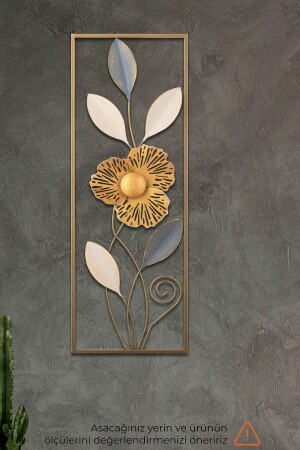 Doreart Orchid Metal Duvar Tablosu- Ev Ofis Duvar Panosu - 4