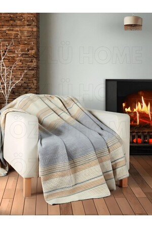 MNZ-أربع مواسم قطن بطانية بيك مزدوجة غطاء سريري مزدوج بيك - Özlü Home