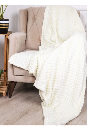 Double Bud Decke Creme 200*220 pdr-tomurcukkrem1-1 - Özdilek