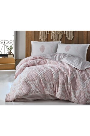 Double Cotton Ranforce Four Seasons Set Fiorita V1 Pink P1424S7110 - 5