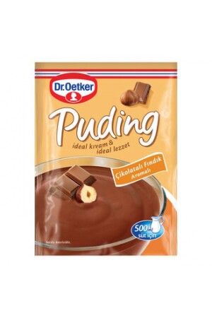 Dr. Oetker Puding Çikolata Fındıklı 115gr X 24 Adet - 1