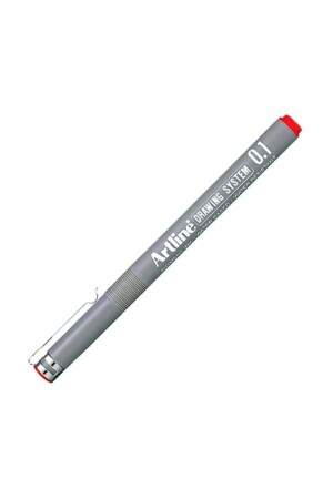 Drawing System 0.1 Çizim Kalemi Uç:0-1mm Kırmızı - 1
