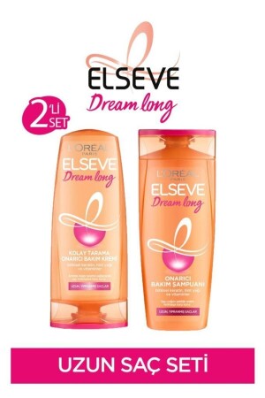 Dream Long Onarıcı Bakım Şampuanı 390 Ml & Kolay Tarama Saç Bakım Kremi 390ml - 2