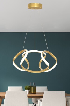 مـنـز-دـرون مصباح معلق الذهب لون مدير الشنـديليـر الضوء الأبيض الطائرة بدون طيار مودرن مدير الشنـديليـر - Renkoled Aydınlatma