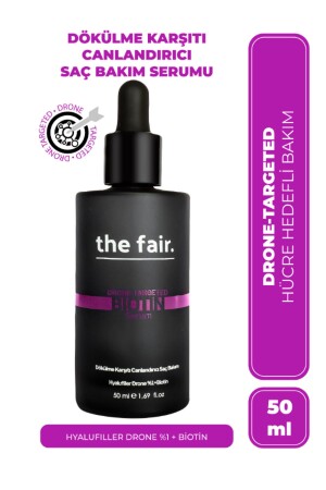 Drohnen-gezieltes Biotin Anti-Haarausfall Veganes Haarserum 1 % Hyalufiller Drone Biotin 50 ml - The Fair