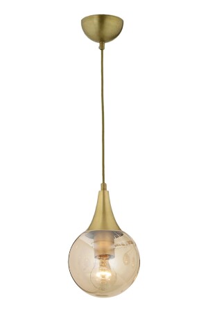 Drop Single Honey Glass Antik Moderne Pendelleuchte Küche Wohnzimmer Pendelleuchte Kronleuchter 3062-1750-01 - 3