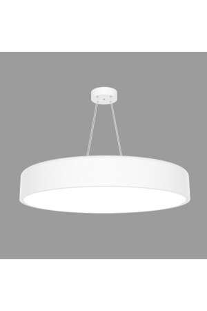 Drum 60cm ( Beyaz Kasa, Gün Işığı ) Ledli Sarkıt Led Avize Drum 60cm Beyaz 4000K - 1