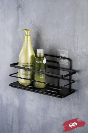 منظمة الحمام منشطة الحمام حامل الشامبو رف الحمام الأسود Ds-737 PRA-8980576-2016 - Sas Haus