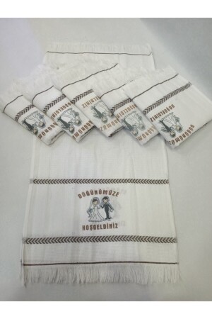 منشفة زفافية منشفة سيارة منشفة مريحة منشفة 12 قطعة NYK123 - NYK HOME