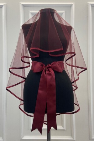 (منز-بورغوندي) الستائر العروسية المربطة (الستائر العروسية) الستائر الكاملة (الهينا) ليلة الزفاف الزفاف (التي ت - ZEYMERADE