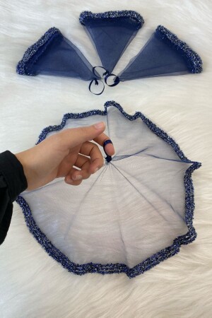 المكياج الزرقاء العريس العريس - حفل الزفاف حلي العروسة حنا المكياج التخفيف - كؤوس الزجاج والسيكين المطبوعة - Zeymerade