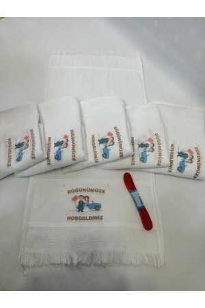 Düğün Ve Sünnet Havlu Modelleri 12 Adet Arabalara Bağlamak Için TYC00553893385 - NYK HOME