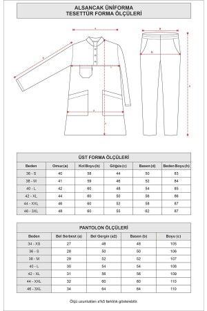 Dunkelviolettes dünnes Lycra-Hijab-Krankenschwesteruniform- und Chirurgenarzt-Uniform-Set LYCRA-SOFT-HIJAB - 7