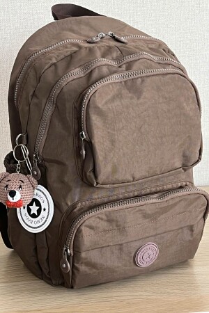 Dunkler Nerz Rucksack Schultasche 14 Zoll Laptoptasche Nemobags Reisetasche 18 Lt 40x30x15cm fc8813 - 2