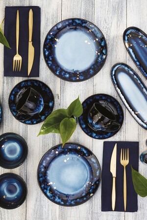 MNZ-World 32 قطعة الفطور / الخدمة البورسلينية مجموعة 6 أشخاص 8699343456616 - Emsan