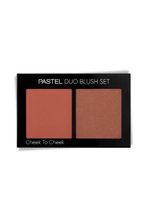 Duo Blush Set Cheek To Cheek - Ikili Allık Seti 20 Warm Honey 2 X 4.3 G - 1