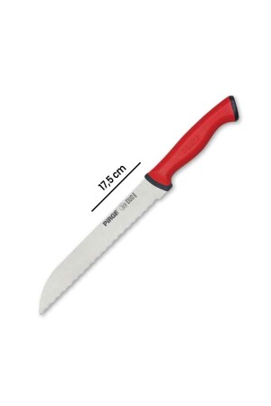 Duo Brotmesser Pro gezahnt – Rot – 17,5 cm EVİDEA12862 - 9