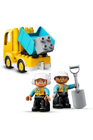 ® DUPLO® Bau-LKW und Raupenbagger 10931 – Spielzeugbauset für Kinder (20 Teile) RS-L-10931 - 3