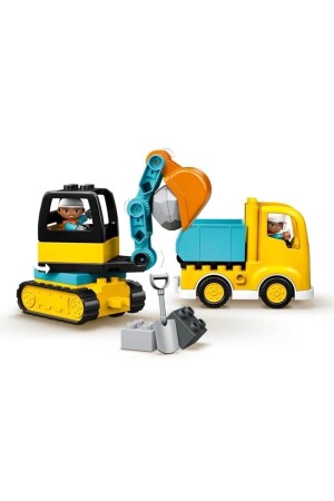 ® DUPLO® Bau-LKW und Raupenbagger 10931 – Spielzeugbauset für Kinder (20 Teile) RS-L-10931 - 4