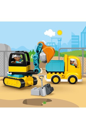 ® DUPLO® Bau-LKW und Raupenbagger 10931 – Spielzeugbauset für Kinder (20 Teile) RS-L-10931 - 6