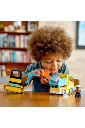 ® DUPLO® Bau-LKW und Raupenbagger 10931 – Spielzeugbauset für Kinder (20 Teile) RS-L-10931 - 7