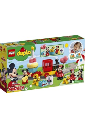 DUPLO® Disney Mickey und Minnie Geburtstagszug 10941 Lernbauset (22 Teile) U334091 - 5