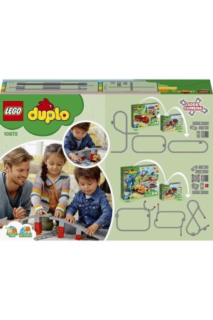 ® DUPLO® Eisenbahnbrücke und Schienen 10872 – Spielzeugbauset für Kinder (26 Teile) - 5