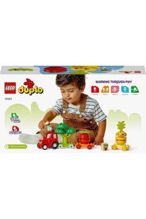 ® DUPLO® Erster Obst-Gemüse-Traktor 10982 – Lernspielzeug-Bauset für die Vorschule (19 Teile) - 5