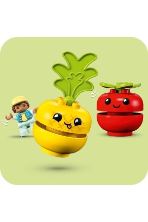® DUPLO® İlk Meyve Sebze Traktörü 10982 - Okul Öncesi İçin Eğitici Oyuncak Yapım Seti (19 Parça) - 5