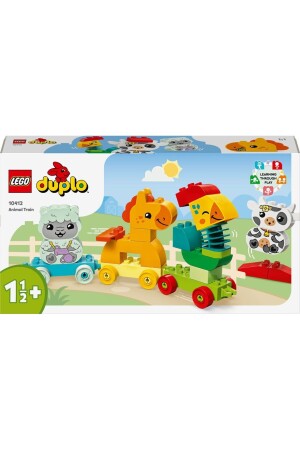 ® DUPLO® Mein erster Tierzug 10412 – Bauset für Kinder ab 1½ Jahren (19 Teile) - 4