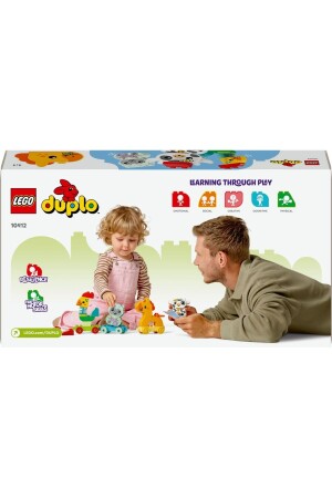 ® DUPLO® Mein erster Tierzug 10412 – Bauset für Kinder ab 1½ Jahren (19 Teile) - 5