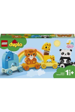 ® DUPLO® My First Animal Train 10955 – Nachziehbares Tierspielzeug für Kleinkinder (15 Teile) - 4