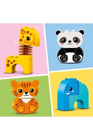 ® DUPLO® My First Animal Train 10955 – Nachziehbares Tierspielzeug für Kleinkinder (15 Teile) - 6