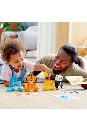 ® DUPLO® My First Animal Train 10955 – Nachziehbares Tierspielzeug für Kleinkinder (15 Teile) - 9