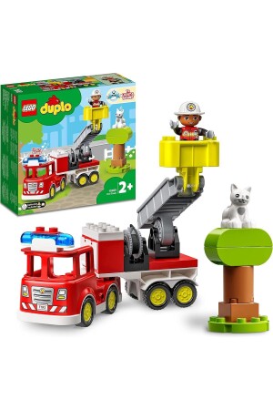 ® DUPLO® Rettungs-Feuerwehrauto 10969 – Spielzeug-Bauset für Kinder ab 2 Jahren (21 Teile) - 2