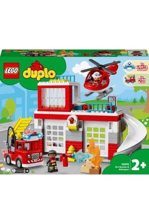® DUPLO® Rettungsfeuerwache und Hubschrauber 10970 – Bauset für Kleinkinder (117 Teile) MP37724 - 3