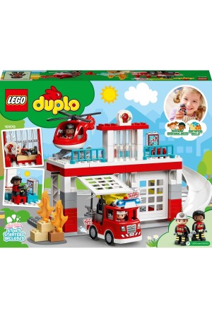 ® DUPLO® Rettungsfeuerwache und Hubschrauber 10970 – Bauset für Kleinkinder (117 Teile) MP37724 - 4