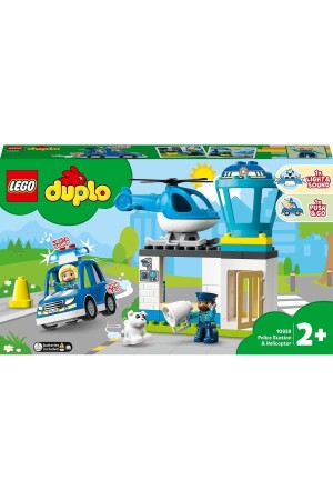 ® DUPLO® Rettungspolizeistation und Hubschrauber 10959 – Kreatives Spielzeug-Bauset (40 Teile) - 4