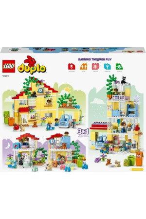 ® Duplo® Town 3-in-1-Familienhaus 10994 – Kreatives Spielzeug für Kinder ab 3 Jahren - 5