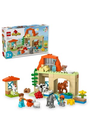 ® DUPLO® Town Tierpflege auf dem Bauernhof 10416 – Bauset für Kinder ab 2 Jahren (74 Teile) - 1