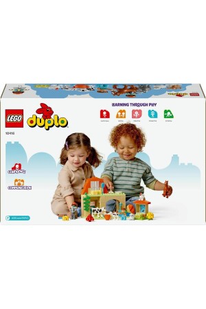 ® DUPLO® Town Tierpflege auf dem Bauernhof 10416 – Bauset für Kinder ab 2 Jahren (74 Teile) - 4