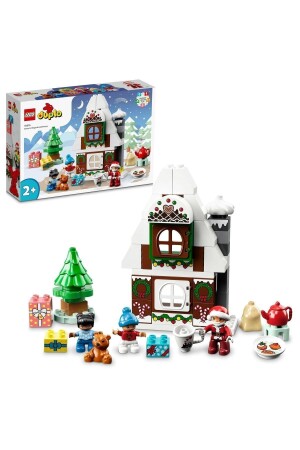 ® DUPLO® Weihnachtsmann-Lebkuchenhaus 10976 – Vorschul-Bauset (50 Teile) RS-L-10976 - 1