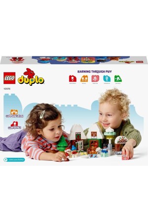 ® DUPLO® Weihnachtsmann-Lebkuchenhaus 10976 – Vorschul-Bauset (50 Teile) RS-L-10976 - 6