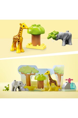 ® DUPLO® Wilde afrikanische Tiere 10971 – Bauset für Kinder ab 2 Jahren (10 Teile) - 5